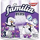 Familia Plus 3 Katlı Tuvalet Kağıdı Sihirli &Ccedil;i&ccedil;ekler 32'li 1 Paket (1 x 32 Adet), 2.7 kg