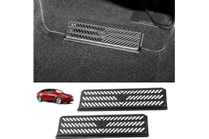 GEFIRE 2 Stücke Entlüftungsabdeckung Luftstrom für Tesla Model Y Lüftungsgitter für Tesla Model Y 2019—2023 Airflow Vent Grille Replacement, Air Condition Protector Under Seat Vents
