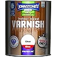 Johnstone's Woodcare Indoor Wood Varnish - Clear 750ml