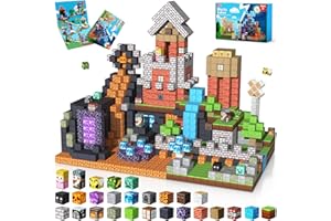 Goody King Magnetic Blocks - 150PCS Magnetic Building Blocks Tiles, Construction Toys STEM Montessori Sensory Toys for Kids Boys Girls Ages 3 4 5 6 7 8 9 Birthday Xmas Gifts