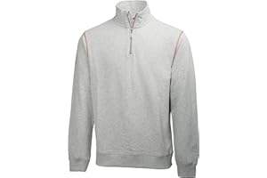 Helly Hansen Workwear Sweatshirt mit Reißverschluss Oxford HZ Sweater 950, Größe 3XL, grau, 79027