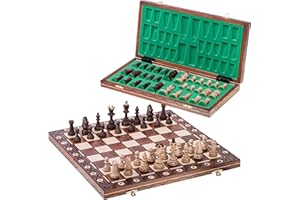 SQUARE GAME Square - Echecs en Bois Consul - 48 x 48 cm - Échiquier & Pièces d'échecs