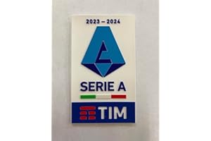FOOTEX Stilscreen Patch Badge Serie A TIM maglia Lega Calcio Ufficiale GOMMINA Originale Genuine 2023/24