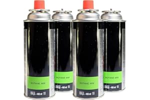 Proweltek - Cartucce di Gas butano Mix a baionetta, 400 ml, 230 g (Confezione da 4)