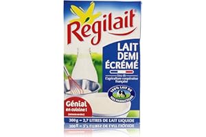 Régilait Lait instantané demi-écrémé, issu de fermes laitières françaises - La boîte de 300g