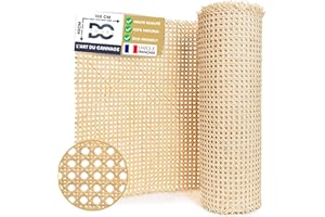 DO YOURS Cannage, Rouleau de Cannage pour Meuble, Cannage en Rotin Naturel, Décoration & Vannerie, Cannage Traditionnel à la française, pour Un Rendu Esthétique et Résistant, Idéal pour Le DIY