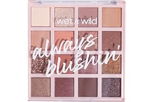 Wet n Wild Always Naked Palette de Fards à Paupières, Ombres à Paupières Neutres et Mélangeables avec Finitions Mates, Pailletées et Scintillantes, avec 16 Teintes Ultra-Pigmentées