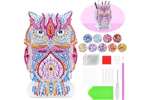 Kkluno Geschenk Mädchen 5 6 7 8 9 Jahre, Bastelset Diamond Painting für Mädchen 6-12 Jahre, Stifthalter Basteln Kreative Geschenke für Kinder weihnachtsgeschenke für Mädchen 6-12 Jahre