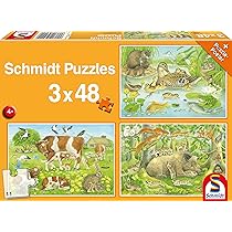 Schmidt Spiele Puzzle Tierfamilien Am Ufer 100 Teile 56306 - Spar Toys