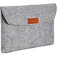 Amazon Basics AmazonBasics 11 Inch Felt Macbook Laptop Sleeve Case - Light Grey