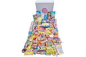 Bumbledukes Ultimate Sweet & Candy Sharing Box - 100+ dolci retrò e contemporanei, gommose, Chewies, lecca-lecca e caramelle acide