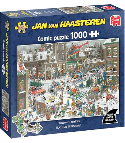 Jan Van Haasteren Puzzle 'Nave Da Crociera' 1000 Pezzi – Jumbo, Cartone Riciclato, Per Adulti E Famiglie, Serie Avventura