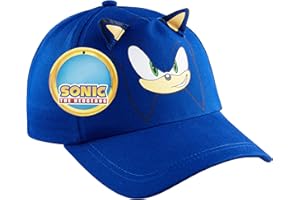 Sonic The Hedgehog Casquette Enfant Garcon Knuckles Shadow Baseball Cap Été Chapeau Enfant à Visière Cadeau Garçon Gamer