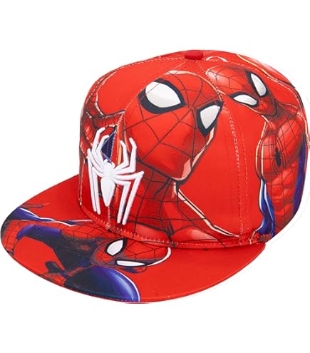 Cappellino Snapback Spiderman 3D - Design Con Occhi, Regolabile - Foto 7