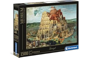 Clementoni - 31691 - Museum Collection Puzzle - Babel Tower - 1500 Elementów - Puzzle Dla Dorosłych