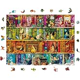 WePuzzleUp Ahşap Puzzle Yetişkin - Zamansız Kadınlar - 450 Par&ccedil;a, 29 x 39 cm - Yapıştırıcı Folyo Dahil - Benzersiz Şekilli Pa
