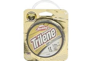 BERKLEY Trilene-Hilo de fluorocarbono Transparente (11,3 kg/0,48 mm), Unisex
