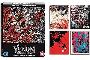 Venom: Let There Be Carnage - Steelbook with Amazon Exclusive Art Cards (2 disc 4k Ultra-HD & BD) [Blu-ray] [2021]