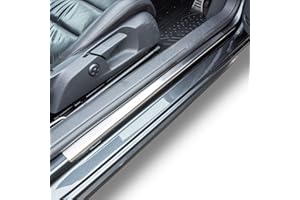 Travall SillGuards Plaque de Seuil de Porte Compatible avec Volkswagen Golf 3 Portes Hayon Mk. 5 & 6 2003-2013 TSG1035M – Seuils de Porte en Acier Inoxydable