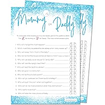 Olivia Samuel Bingo - Gioco Per Baby Shower A 16 Giocatori, Design