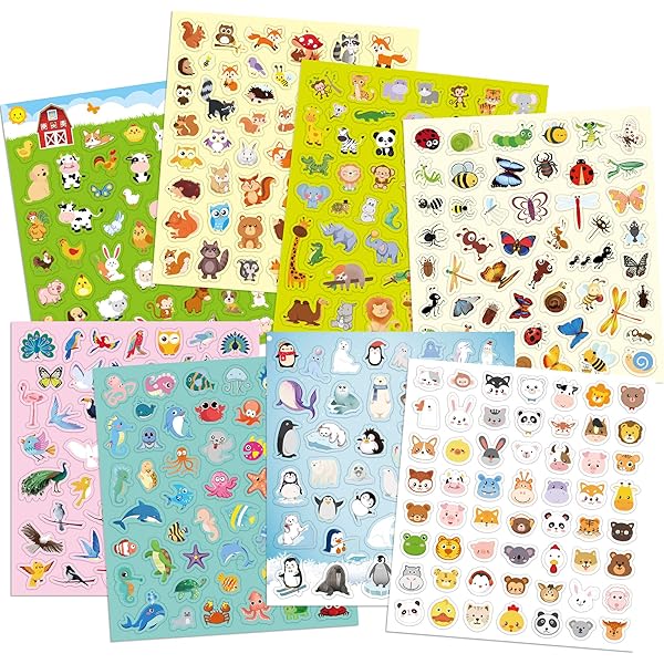 Wilde Dieren - 200 Afneembare Stickers online ... | Lobbes Speelgoed
