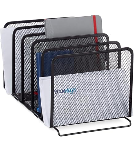 Trieur vertical Modulotop 5 intercalaires - Gris lumière
