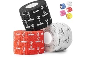 ‎WARM BODY COLD MIND WARM BODY COLD MIND Hook Grip Tape for Weightlifting, Weightlifting Tape for Crossfit, Strength Training, Sports Tape, Cotton Thumb Tape, Thumb Tape