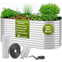 Green Spirit Hochbeet Mit Rollen – 85x50x80 Cm, Fahrbar, Aus Stahl, Für Balkon & Terrasse