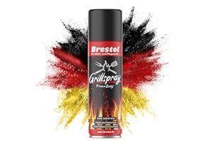 ‎BRESTOL BRESTOL® Trennspray Grill 200 ml - Grillspray mit Antihaftbeschichtung, Trennfett, Vegan, Antihaftspray für BBQ, Pfanne, Ofen & Backformen – geschmacksneutral & ideal für fettfreies Braten & Backen