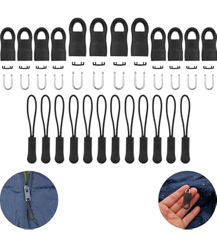 Cursori Universali Per Cerniere - 4 Pezzi In Metallo Per Riparare Zaini, Giacche E Borse
