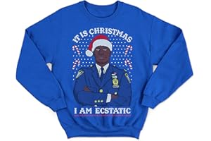 Sanfran Clothing Christmas Captain Raymond Holt Sweatshirt Top Funny Brooklyn Nine 99 Show Jumper Sweater