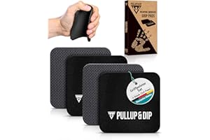 ‎PULLUP & DIP PULLUP & DIP Griffpads Griffpolster [4er Set] für Klimmzüge, Fitness, Bodybuilding & Krafttraining, 2 Paar Neopren Grip Pads, Trainings Pads als Alternative zu Trainingshandschuhen für maximalen Griff
