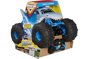 Monster Jam, Veicolo Radicomandato Megalodon Storm, per Tutti I Tipi di Terreno, in Scala 1:15, dai 4 Anni, 6056227