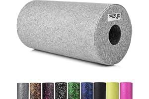 ‎FIZYO Fizyo Wałek Do Fitnessu, Jogi, Rehabilitacji, Pilatesu,do Samodzielnego Masażu Pleców Kręgosłupa, Mięśni Powięzi, Nóg Ramion, Powięziowy, Pianka EPP o Średniej Twardości (Szary, 30x15 cm)