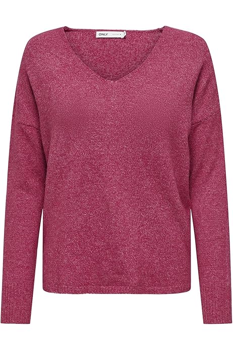 Longpullover Damen Grobstrickpullover Festlicher Longpullover ONLY