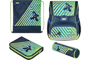 herlitz Schulranzen Loop Plus Funky Ninja, 1 Stück