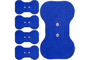 ‎MED-FIT Med-Fit Butterfly Kabellose TENS-Selbstklebeelektrode – Vielseitige, langlebige und problemlose Schmerzlinderung (Blau, Butterfly 5er-Pack)