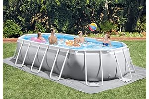 vidaXL Intex Prism Frame Swimming Pool Set Oval 503 x 274 x 122 cm 26796GN