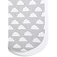 2 Pack Moses Basket/Pram Fitted Sheets 75 x 35cm – Cloud Nine Design – Light, Breathable & Luxurious Jersey Cotton Made To Last & Designed To Fit Prams & Moses Baskets