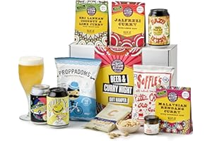 THE SPICE SULTAN FRESHLY GROUND SPICES COOK & DISCOVER The Spice Sultan Beer and Curry Night Gift Hamper - Craft Beers, Snacks and Curry Kits