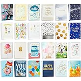 Hallmark T&uuml;m Etkinlik Kartları &Ccedil;eşitliliği&mdash;48 Zarflı Kart (Doğum G&uuml;n&uuml;, Teşekk&uuml;r, Tebrikler, Sempati, Bebek Duşu, Boş)