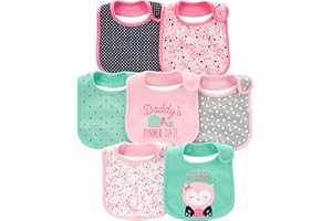 Simple Joys by Carter's 7-pack Teething Bibs Juego de accesorios de invierno Unisex niños (Pack de 7)