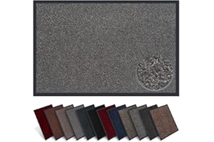 ‎CARPET DIEM Carpet Diem Fußmatte innen, große Auswahl, Größe: 90x150 cm, Farbe: grau - Halten Sie Ihr Zuhause sauber mit unserer Schmutzfangmatte