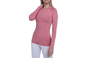 TCA SuperThermal Maglia Termica Donna Sportiva - Maglietta Manica Lunga Invernale - Magliette Termiche - Maglie Invernali - Intimo Termico Tecnico Sci - Maglia Intima Quickdry