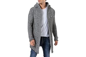RED BRIDGE Cardigan Uomo Cappotto Giacca lunga