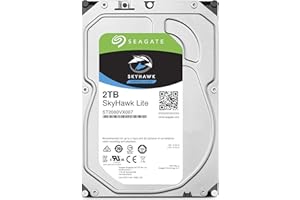 Seagate SkyHawk Lite HDD 2TB SATA III 64MB 6.0Gb/s 180MB/s Internal 3.5" - ST2000VX007