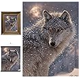 3D LiveLife Lenticular Wall Art Prints - Lone Wolf from Deluxebase. Unframed 3D Animal Poster. A perfect wall filler. Original artwork licensed from renowned artist, Collin Bogle