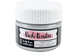 American Crafts Vicki Boutin Mixed Media Creative FX Glaze Pack, Liquid, Multi-Colour, 6.35 x 6.35 x 0.08 cm