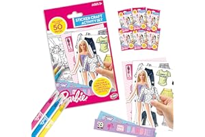 BLADEZ Barbie Toyz Sticker Activity Set - 1 Pack, 50pcs - Customizable Dolls & Stickers - Creative Accessories for Arts & Crafts