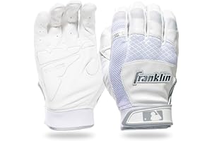 Franklin Sports MLB Baseball-Schlaghandschuhe – Shok-Sorb X Schlaghandschuhe für Baseball + Softball – Erwachsene + Jugendliche, gepolsterte Schlaghandschuhe, Nicht stechen, mehrere Farben und Größen